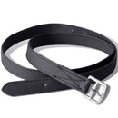 Lovaglás Nyereg Készlet 16 "Valódi Bőr Fekete 14 cm 5-az-1- be