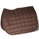 Lovaglás Nyereg Készlet 17,5 "Valódi Bőr Barna 12 cm 5-az-1- be