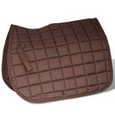Lovaglás Nyereg Készlet 17,5 "Valódi Bőr Barna 18 cm 5-az-1- be