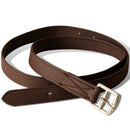 Lovaglás Nyereg Készlet 17,5 "Valódi Bőr Barna 18 cm 5-az-1- be
