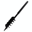vidaXL Kézi Föld Fúró Auger Bit 100 mm Dupla Csigával Fekete Acél