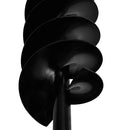 vidaXL Kézi Föld Fúró Auger Bit 100 mm Dupla Csigával Fekete Acél