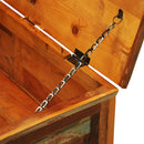 vidaXL újrahasznosított fa dohányzóasztal tárolórekesszel