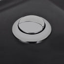 vidaXL fekete kerámia fürdőszobai sarok WC