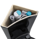 vidaXL fekete kerámia fürdőszobai sarok WC