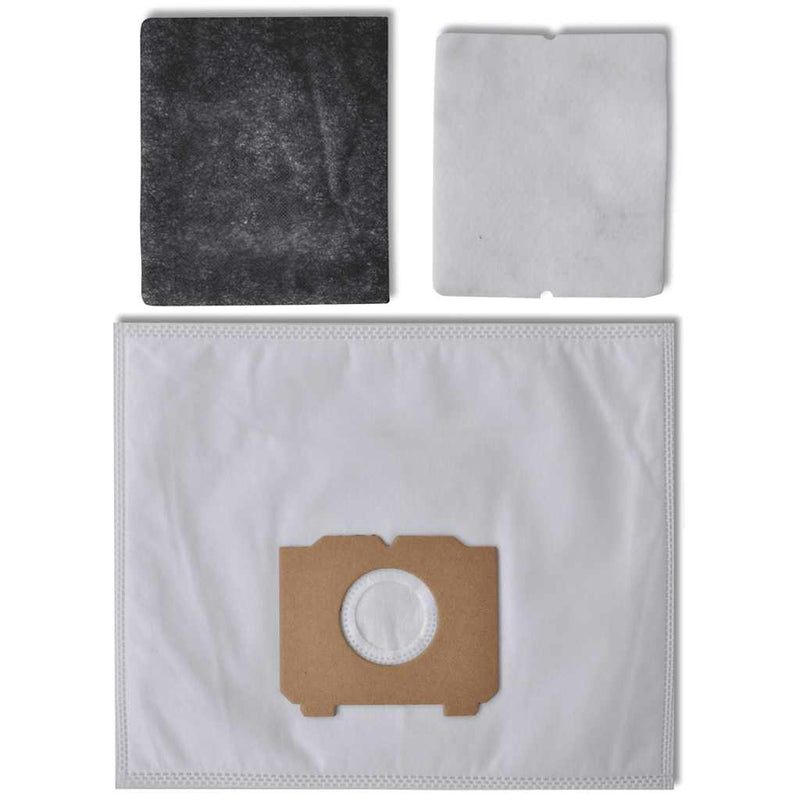 vidaXL 25 db-os porszívózsák szűrőkkel AEG, Progress és Tornado porszívókhoz