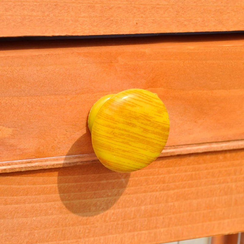 vidaXL kültéri nagyméretű nyúlketrec/kisállatketrec egy házikóval