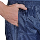 Férfi Sötétkék 2-Darabos Esőruha Csuklyával XL