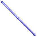 LED-es RGB buborékos akváriumlámpa 94 cm
