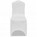 Szék Huzatok Nyujtható Fehér 6 db