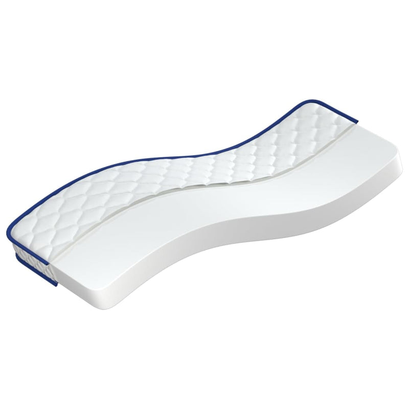 vidaXL memóriahabos matrac 200 x 90 x 17 cm puha