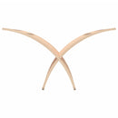 vidaXL természetes színű fa folyóirattartó állvány