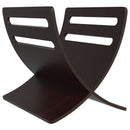 vidaXL barna fa folyóirattartó állvány