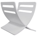 vidaXL fehér fa folyóirattartó állvány