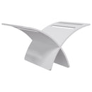 vidaXL fehér fa folyóirattartó állvány