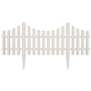 17 db fehér gyepszegély 10 m