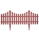 vidaXL 17 db barna gyepszegély 10 m