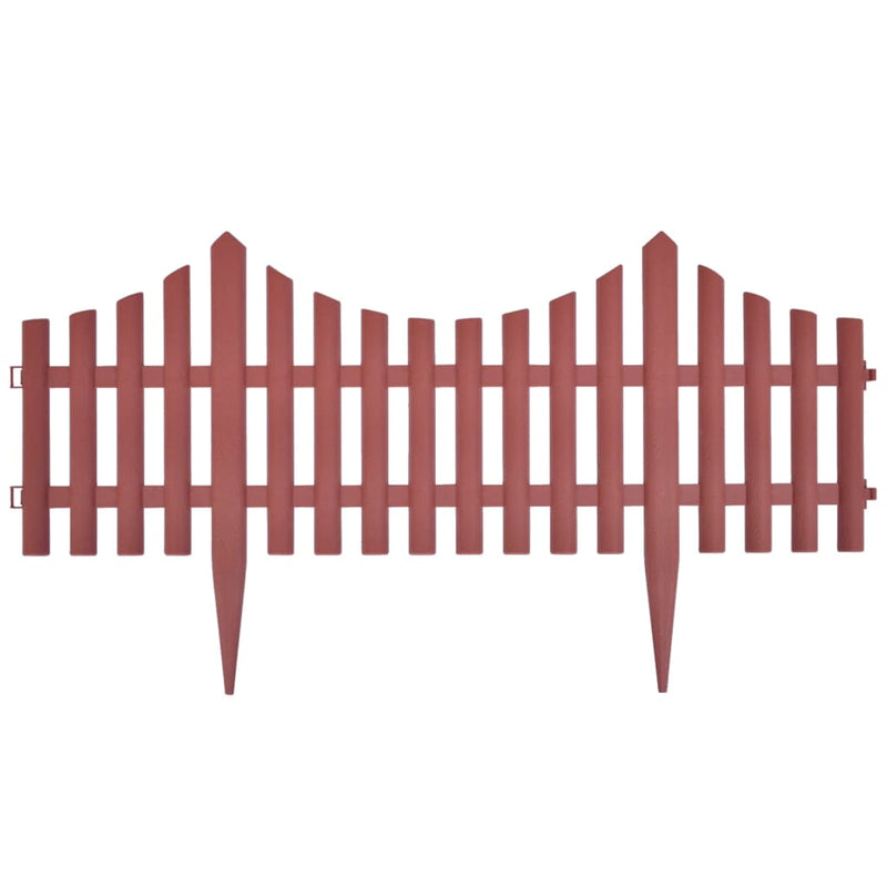 vidaXL 17 db barna gyepszegély 10 m