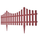 vidaXL 17 db barna gyepszegély 10 m