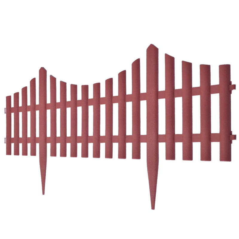 vidaXL 17 db barna gyepszegély 10 m