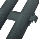 vidaXL 17 db zöld gyepszegély 10 m