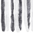 vidaXL szürke és fehér zsenília rovarfüggöny 90 x 220 cm