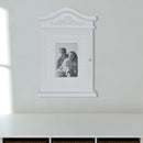 vidaXL fehér kulcsos szekrény képkerettel