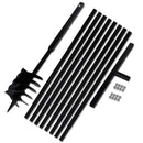 Föld Fúró 180 mm Fogantyú Hosszabbító Csö 9 m Acél