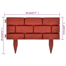 Gyep Elválasztó Tégla Tervezés 11 db