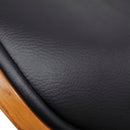vidaXL 4 db hajlított fa és műbőr étkezőszék