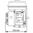 vidaXL fekete benzinmotor 15 LE 11 kW