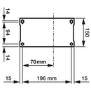 vidaXL fekete benzinmotor 15 LE 11 kW