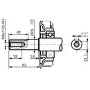 vidaXL fekete benzinmotor 15 LE 11 kW
