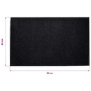 vidaXL fekete PVC lábtörlő 90 x 60 cm