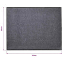 vidaXL szürke PVC lábtörlő 90 x 60 cm