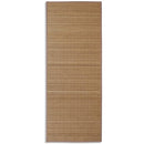 Négyszögletes barna bambusz szőnyeg 80 x 200 cm