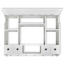 vidaXL fehér fa fali konyhaszekrény