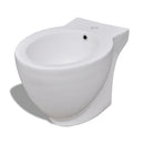Fehér kerámia WC és bidé szett
