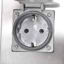 Rozsdamentes Acél Kert Foglalat Oszlop Lámpával