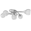 Mennyezeti Lámpa Üveg Árnyak 5 E14 Izzók