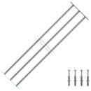 3 keresztrudas állítható biztonsági rács ablakra 1000-1500 mm