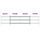 3 keresztrudas állítható biztonsági rács ablakra 1000-1500 mm