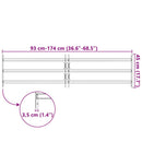 3 keresztrudas állítható biztonsági rács ablakra 1000-1500 mm