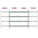 4 keresztrudas állítható biztonsági rács ablakra 700-1050 mm