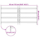 4 keresztrudas állítható biztonsági rács ablakra 700-1050 mm