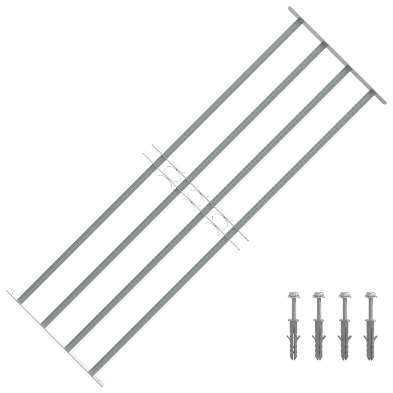 4 keresztrudas állítható biztonsági rács ablakra 1000-1500 mm
