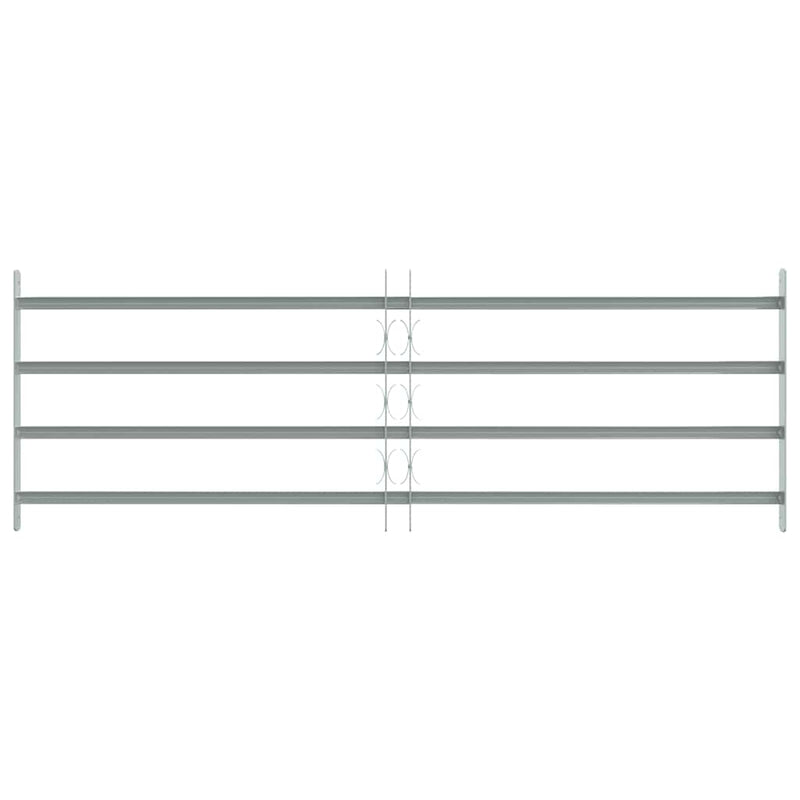 4 keresztrudas állítható biztonsági rács ablakra 1000-1500 mm