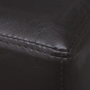 vidaXL sötétbarna műbőr pad 139,5 cm