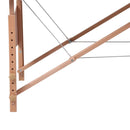 Kék Összecsukható Masszázságy 3 részes fakaret