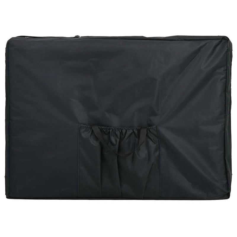 Krém Fehér Összecsukható Masszázságy 4 részes alumínium keret